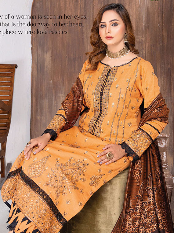 Maahe By Aalaya Fancy Peach Slub Collection 2024 Vol-02 (D-02)