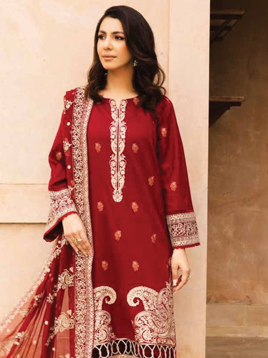 Rumaisa By Johra Jacquard Lawn Collection 2025 (JH-157)