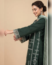 AMAYA by Tawakkal Fabrics – Luxury Embroidered Viscose Jacquard 3 Piece Unstitched Suit
