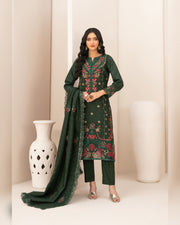 ZILLAH by Tawakkal Fabrics – Luxury Embroidered Viscose Jacquard 3 Piece Unstitched Suit