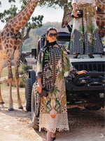 3 Piece Unstitched Embroidered Lawn Suit (MPT-29-5A)