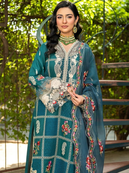 Maryam Hussain Luxury Lawn Collection 2025 Vol-02 (Neelum)