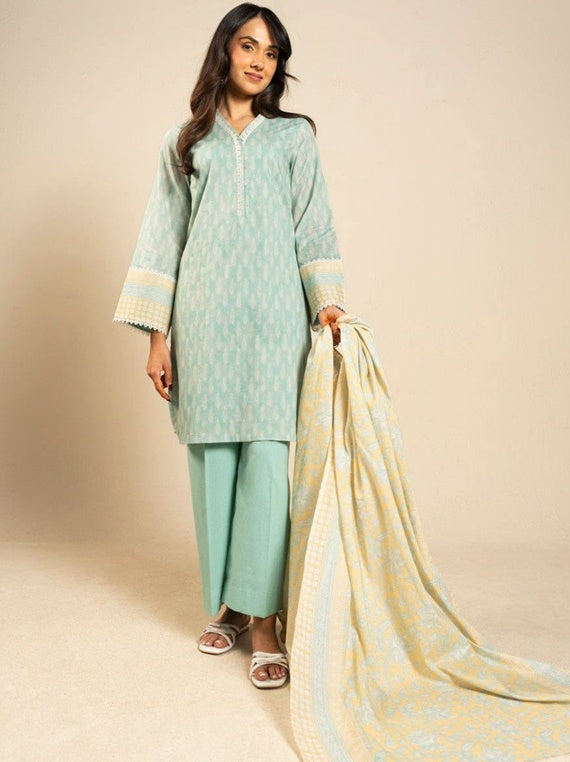 Alkaram Exclusive Designs | Star Fabrics (EC46-26-Blue)