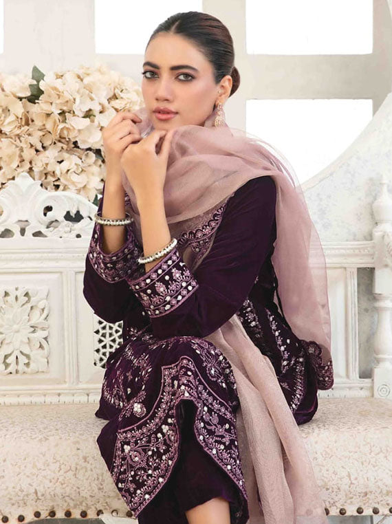 Velvet Reverie By Tawakkal Fancy Velvet Collection 2024 (D-4039)