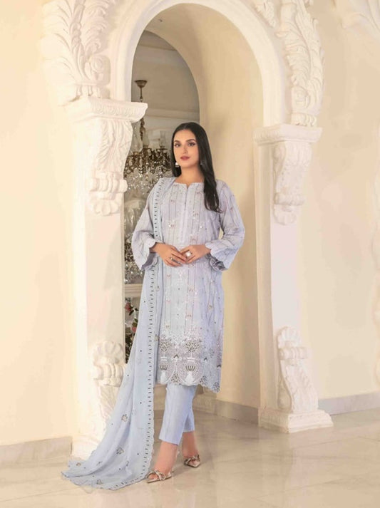 Zarna By Tawakkal Broshia Lawn Collection 2025 Vol-03 (D-1733)