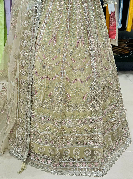 Stitched Embroidered Lehenga Collection 2024 (D-03)