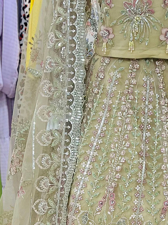 Stitched Embroidered Lehenga Collection 2024 (D-03)