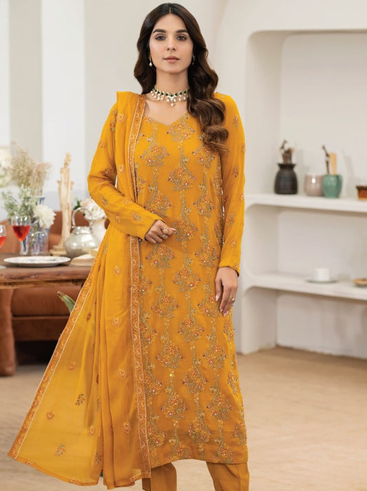 Bakhtawar By Noor-e-Fajar Chiffon Collection 2025 (SN-113)