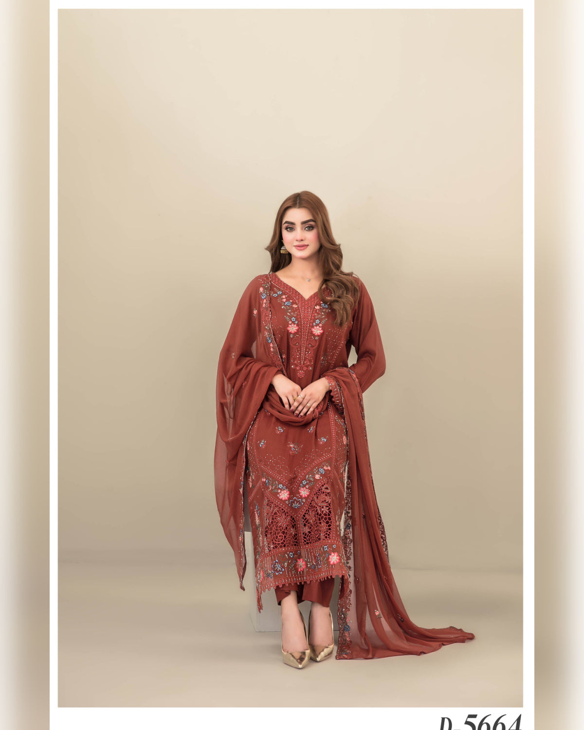 SEHEJ by Tawakkal Fabrics – Luxury Cut Dana Embroidered Staple 3 Piece Unstitched Suit