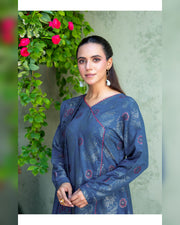 Riaz Arts Kani Micro Velvet Jacquard 3 Piece Suit with Jacquard Shawl
