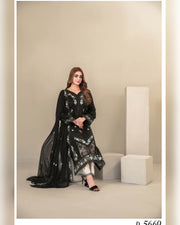 SEHEJ by Tawakkal Fabrics – Luxury Cut Dana Embroidered Staple 3 Piece Unstitched Suit