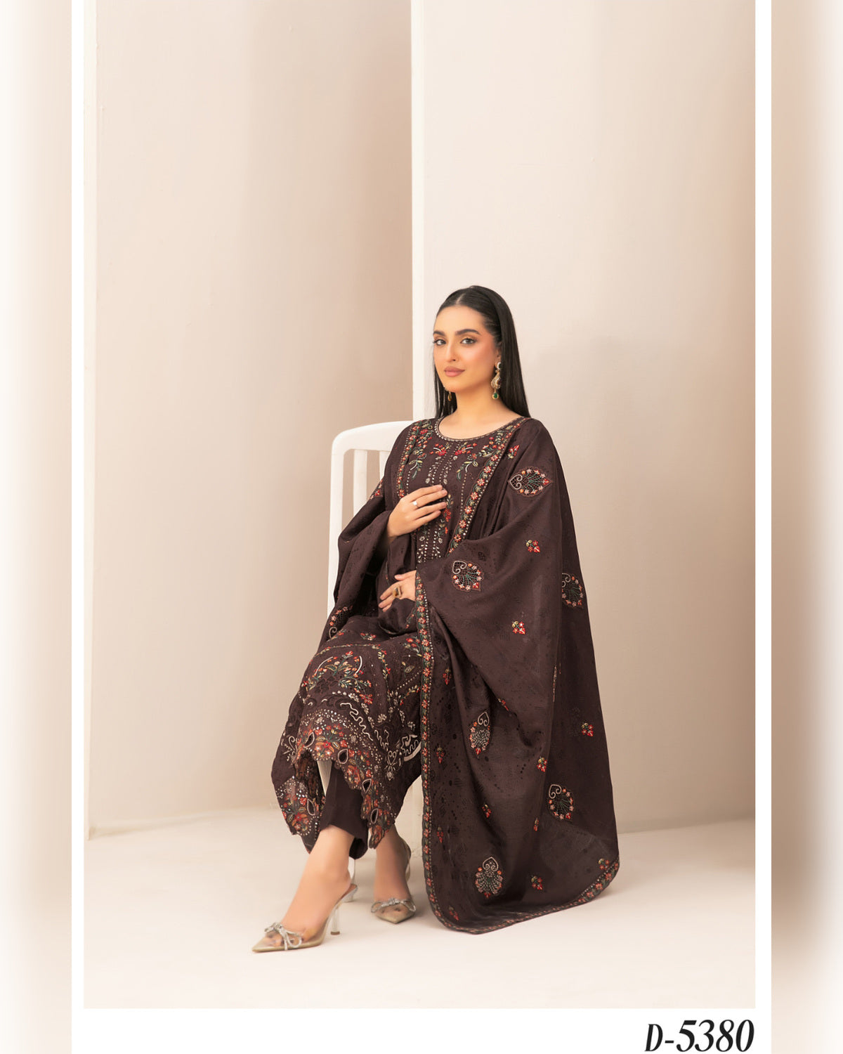 ZILLAH by Tawakkal Fabrics – Luxury Embroidered Viscose Jacquard 3 Piece Unstitched Suit