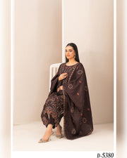 ZILLAH by Tawakkal Fabrics – Luxury Embroidered Viscose Jacquard 3 Piece Unstitched Suit