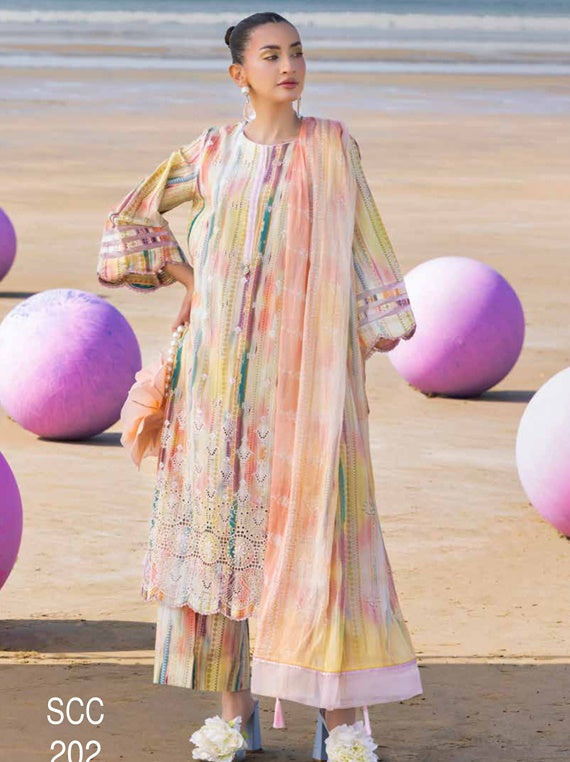 Muscri Pinted Chikankari Collection 2025 Vol-02 (SCC-202)