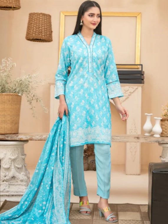 RAMEEN 3 Piece Stitched Collection By Tawakkal 2026 (D-1862)