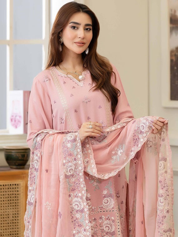 Zal By Johra Embroidered Karandi Collection (JW-113)