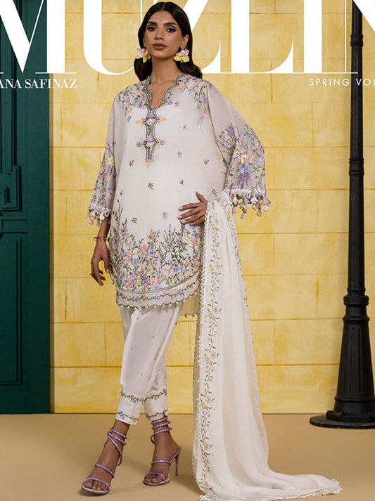 Muzlin By Sana Safinaz Spring Summer Collection 2025 Vol-01 (D-03A)