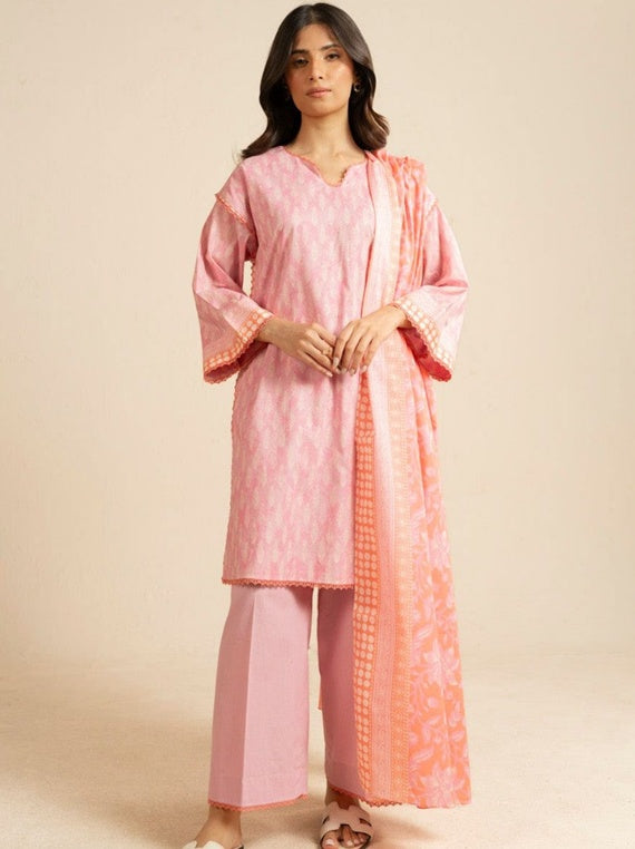 Alkaram Exclusive Designs | Star Fabrics (EC46-26-Pink)