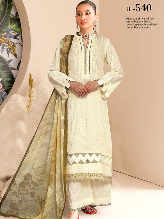 Rabail By Johra Chikankari Lawn Collection 2025 (JH-540)