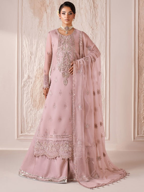 Aymal by Alizeh Fashion Unstitched Embroidered Chiffon Collection (AFB26UA D-04 June)