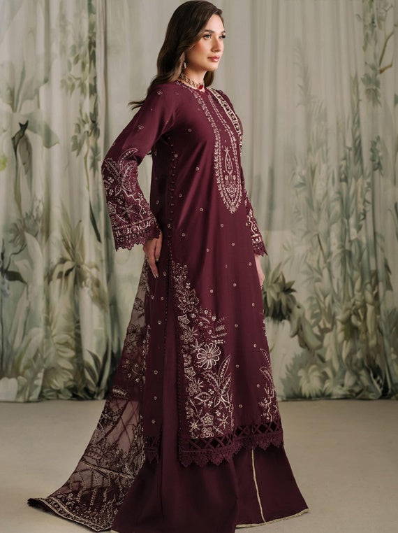 Zarif Raw Silk Collection 2024 (ZRF-RW-04 LIANA)