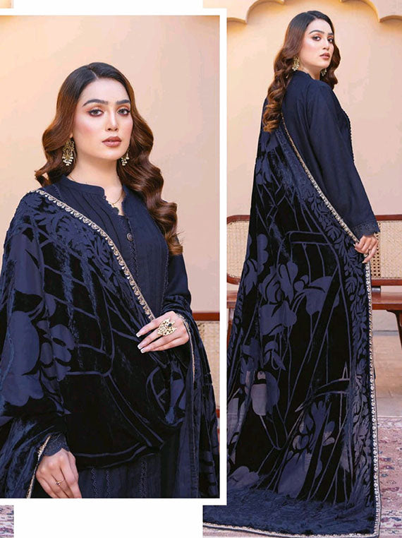 Chanchal By Riaz Arts Luxury Winter Collection 2024 (Design-04)