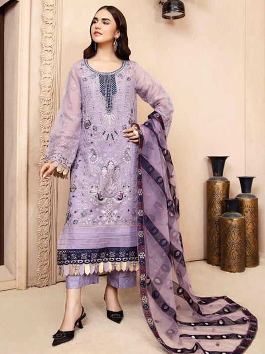 AZU Voguish Slub Khadi Collection By Ahmed Embroideries (D-04)