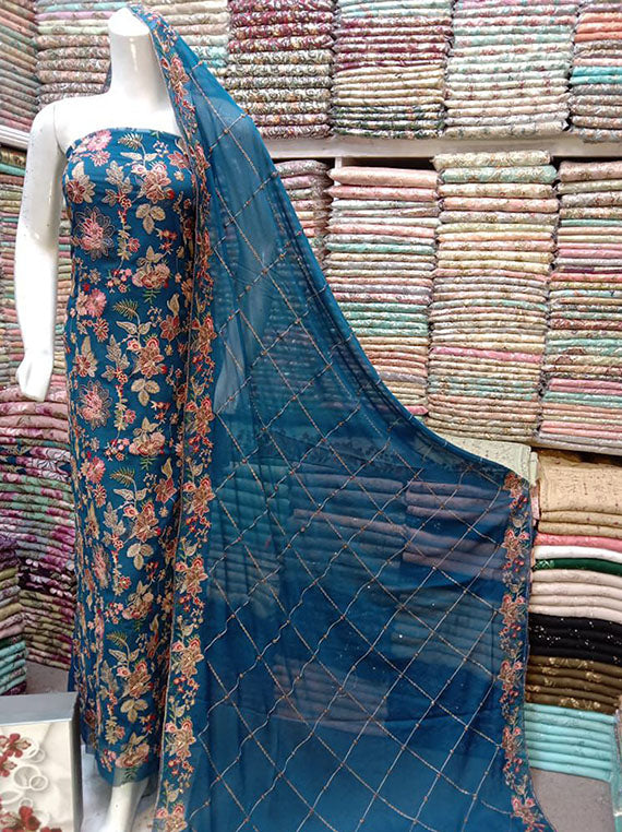 Embroidered Chiffon Collection 2024 (D-04)
