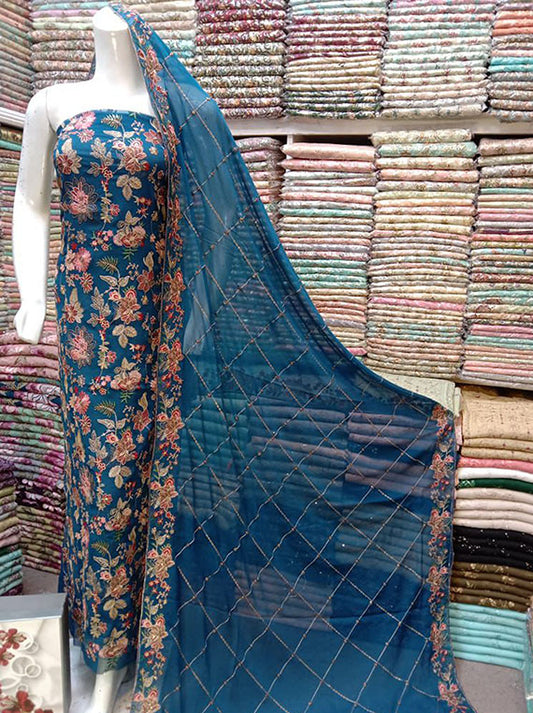 Embroidered Chiffon Collection 2024 (D-04)