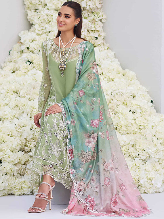 Mina Hasan Unstitched Luxury Festive Collection 2024 Vol-01 (Noura)