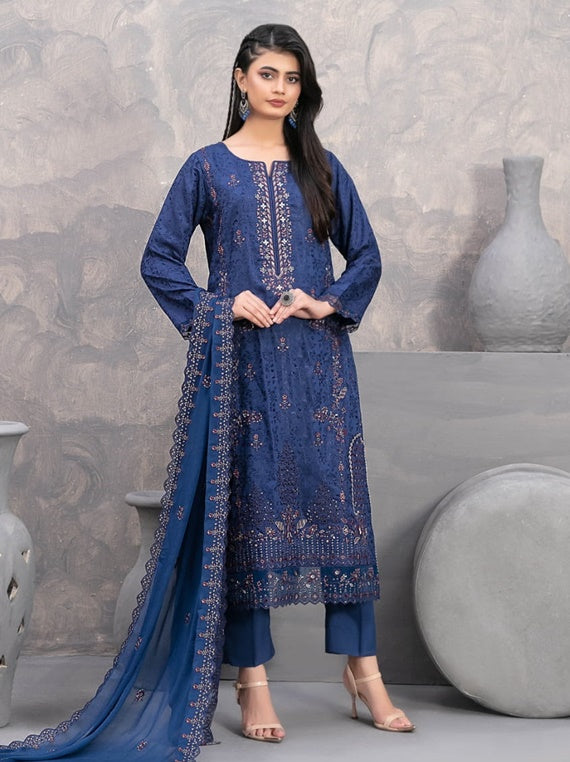 NAFYSSAH Embroidered Viscose Collection By Tawakkal (D-4562)