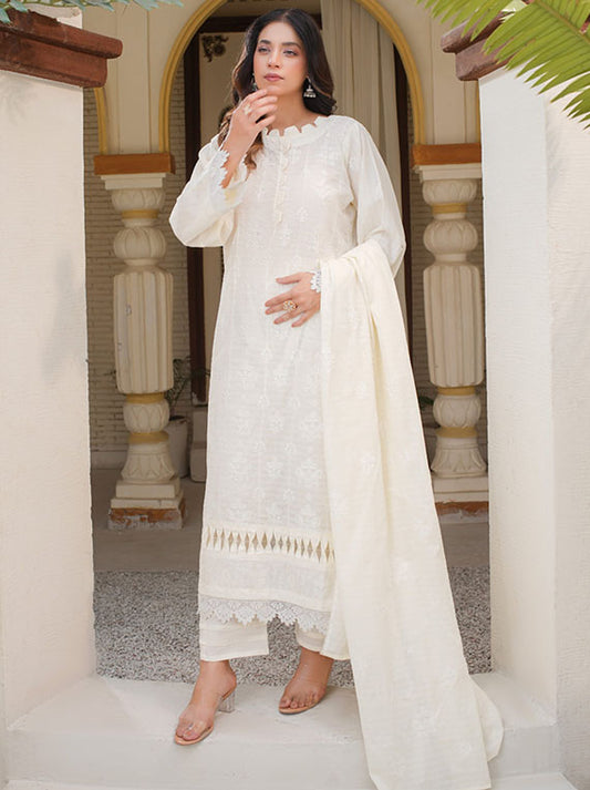 Dilkash Mumtaz By Manizay Lawn Collection 2025 (Deisgn-04)