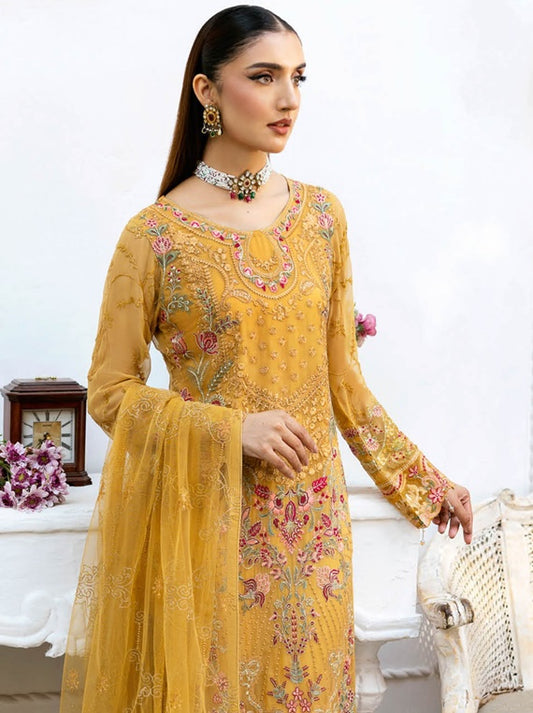 Chevron By Ramsha Chiffon Collection 2025 Vol-10 (A-1004)
