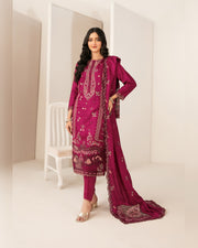 ZILLAH by Tawakkal Fabrics – Luxury Embroidered Viscose Jacquard 3 Piece Unstitched Suit