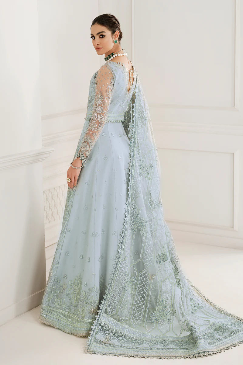 Luxury 12-Piece Embroidered Net Bridal Suit | Full Body, Dupatta & Silk Trouser – Unstitched Formal & Wedding Dress