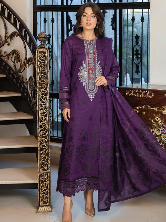 Qiyaam By Johra Jacquard Lawn Collection 2025 (JH-891)