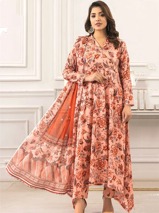 Zohra Classic By Motifz Lawn Collection 2025 (Design-04)