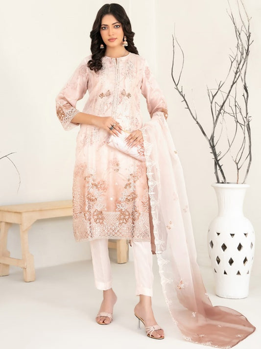 Mulan By Tawakkal Embroidered Organza Collection 2025 (D-2221)