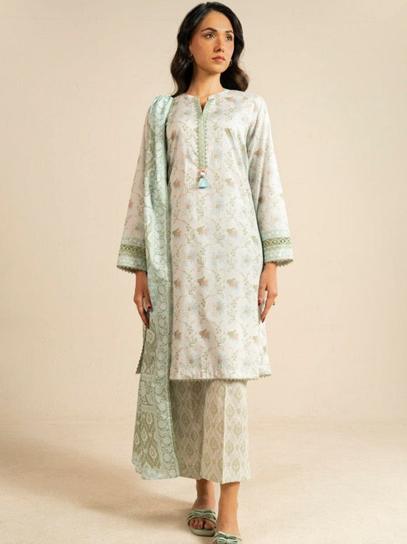 Alkaram Exclusive Designs | Star Fabrics (EC100-26-Green)