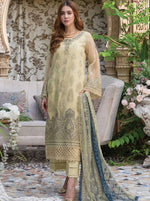 Navia Alkousar By Ahmed Organza Collection 2025 (D-05)