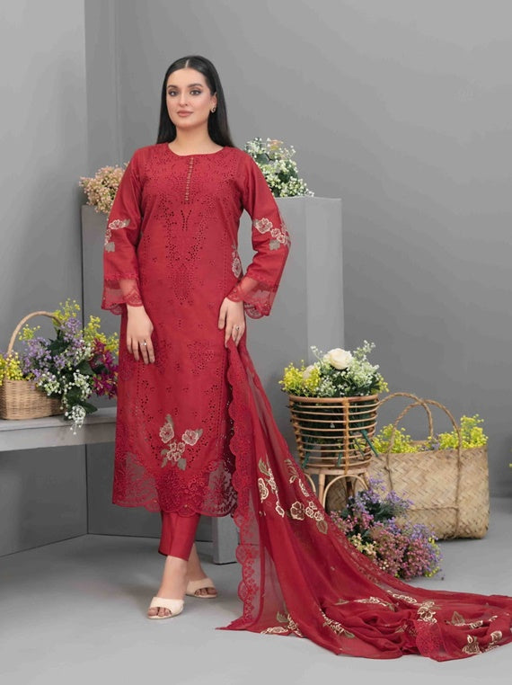 Nurgul By Tawakkal Semi-Stitched Lawn Collection 2025 (D-1125)