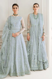 Luxury 12-Piece Embroidered Net Bridal Suit | Full Body, Dupatta & Silk Trouser – Unstitched Formal & Wedding Dress