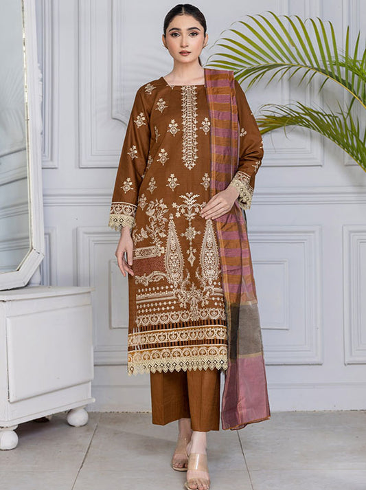 Eid Rang By Sidra Aleem Luxury Embroidered Lawn Collection 2025 (Design-05)