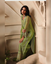 Ilyana by ALTAN – NOORE '26 Pastel Green Luxury Embroidered Formal Suit
