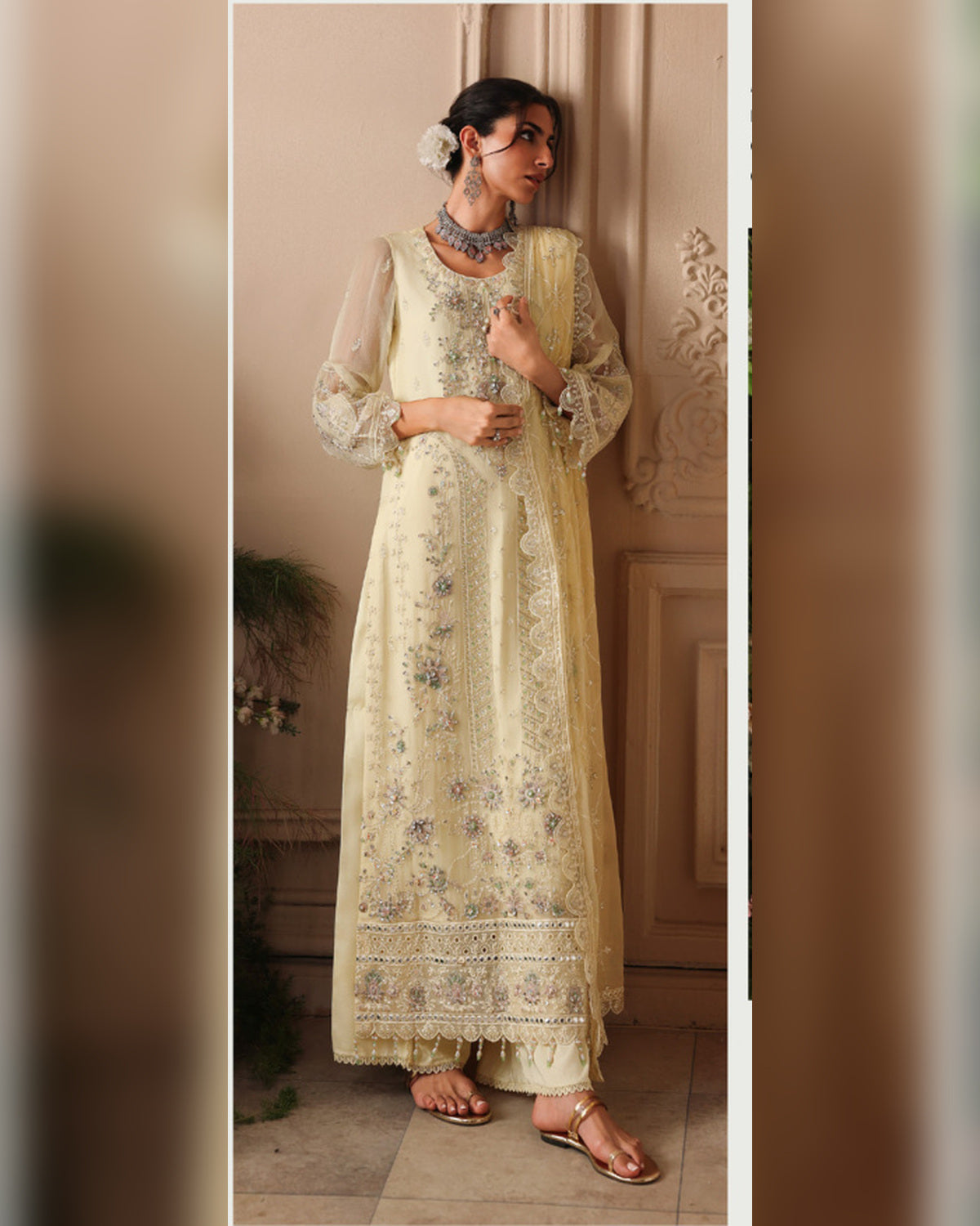 Zarmina by ALTAN – NOORE '26 Ivory Luxury Embroidered Formal Suit