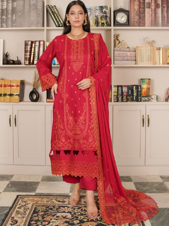 Manizay Talaash Premium Embroidered Viscos Collection (D-05)