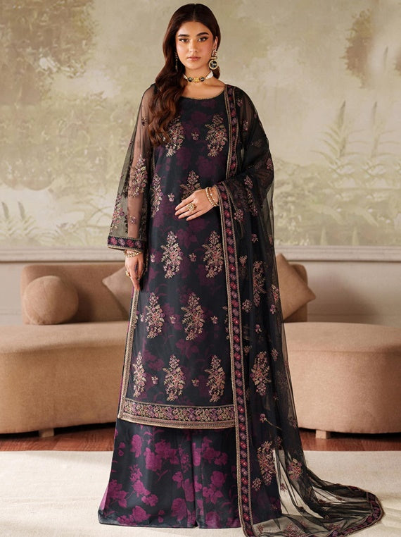 Zaneera Printed and Embroidered Collection By Zarif (ASHAAL)