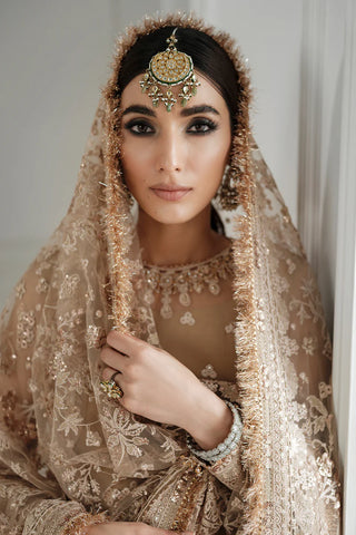 Luxury 11-Piece Embroidered Chiffon Suit with Net Dupatta & Silk Trouser | Handcrafted Patches, Neckline & Side Embroidery | Premium Unstitched Festive Wear for Women
