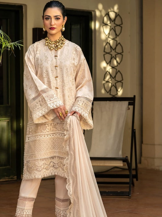 Maryam Hussain Luxury Lawn Collection 2025 Vol-02 (Raya)