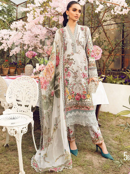 Maria B M Print Eid Lawn Collection 2025 (MPT-05B)